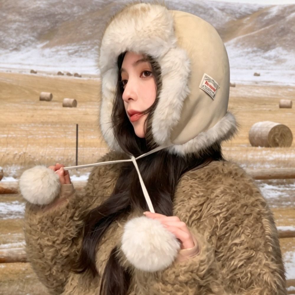 Polyester Fleece Lined Trapper - Trapper Hat Ear Flap ulasan dan harga