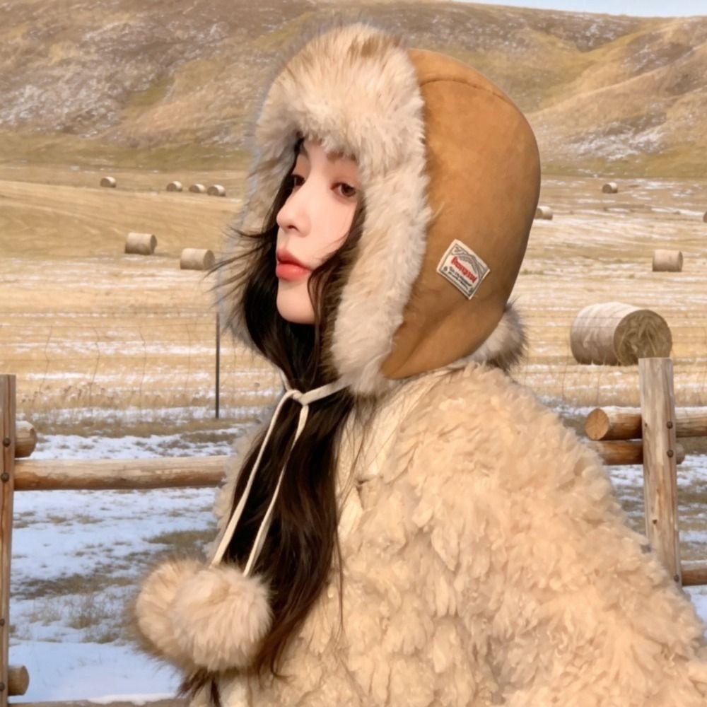 Polyester Fleece Lined Trapper - Trapper Hat Ear Flap ulasan dan harga