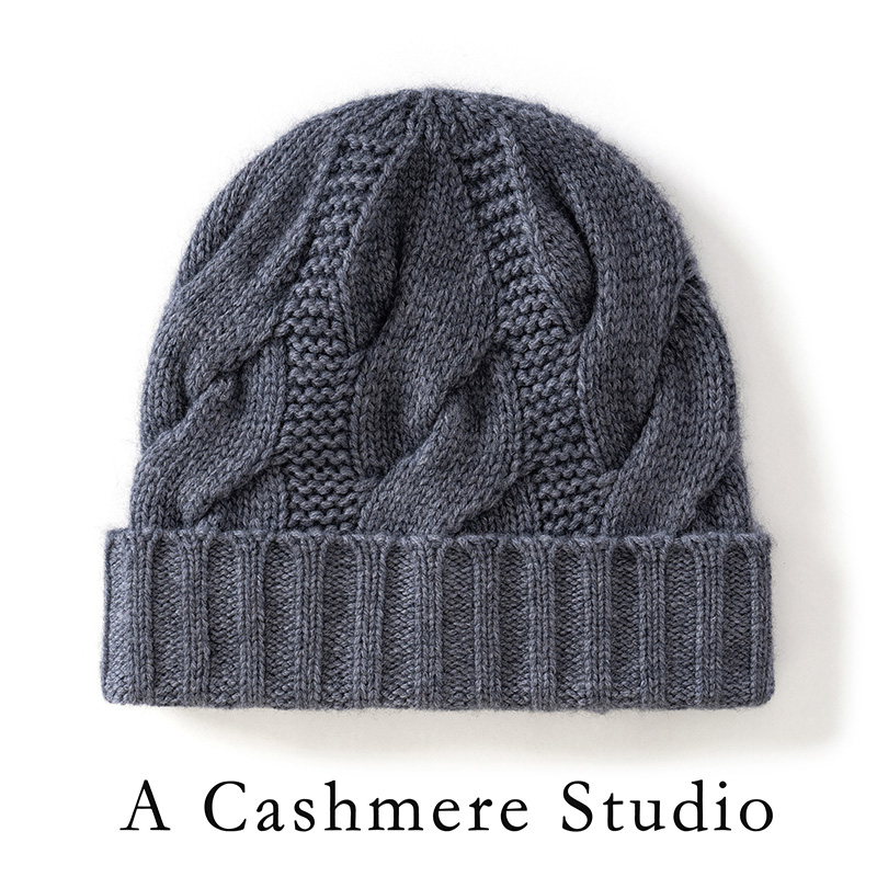 Winter New Women's Pure Cashme - Beanie Cuffed Knit ulasan dan harga