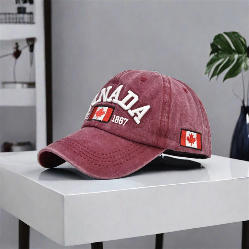 Canada Baseball Cap Maple Leaf - Dad Hat Cotton ulasan dan harga