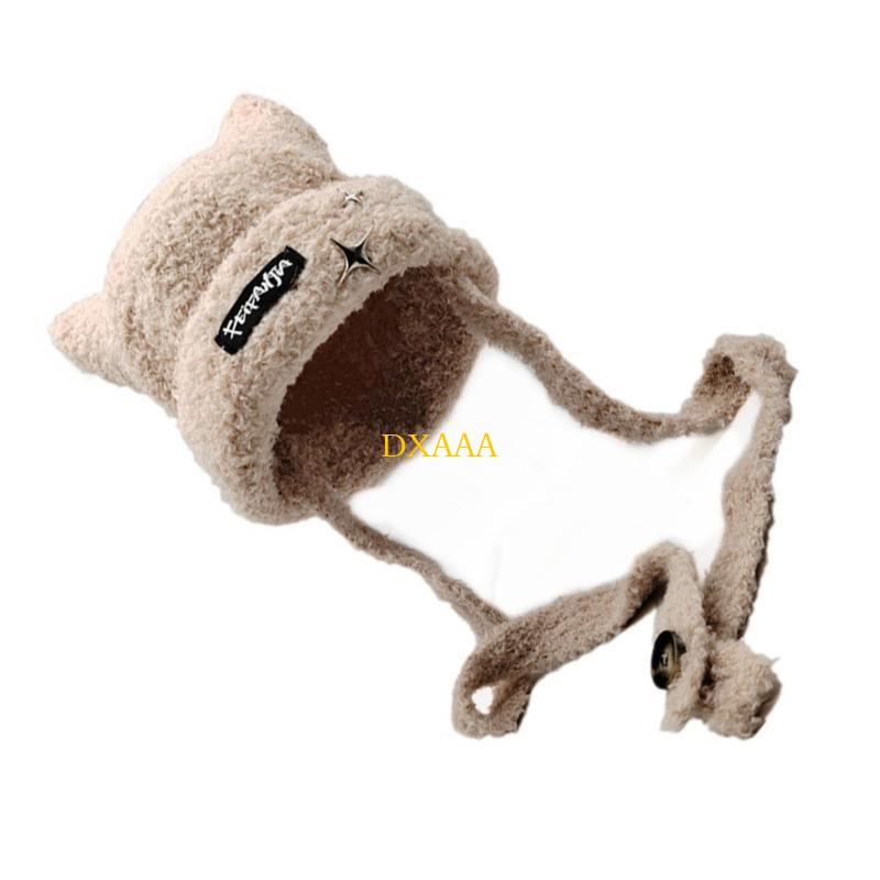 DXAA Trendy Crochet Ear Trappe - Winter Trapper Hat ulasan dan harga