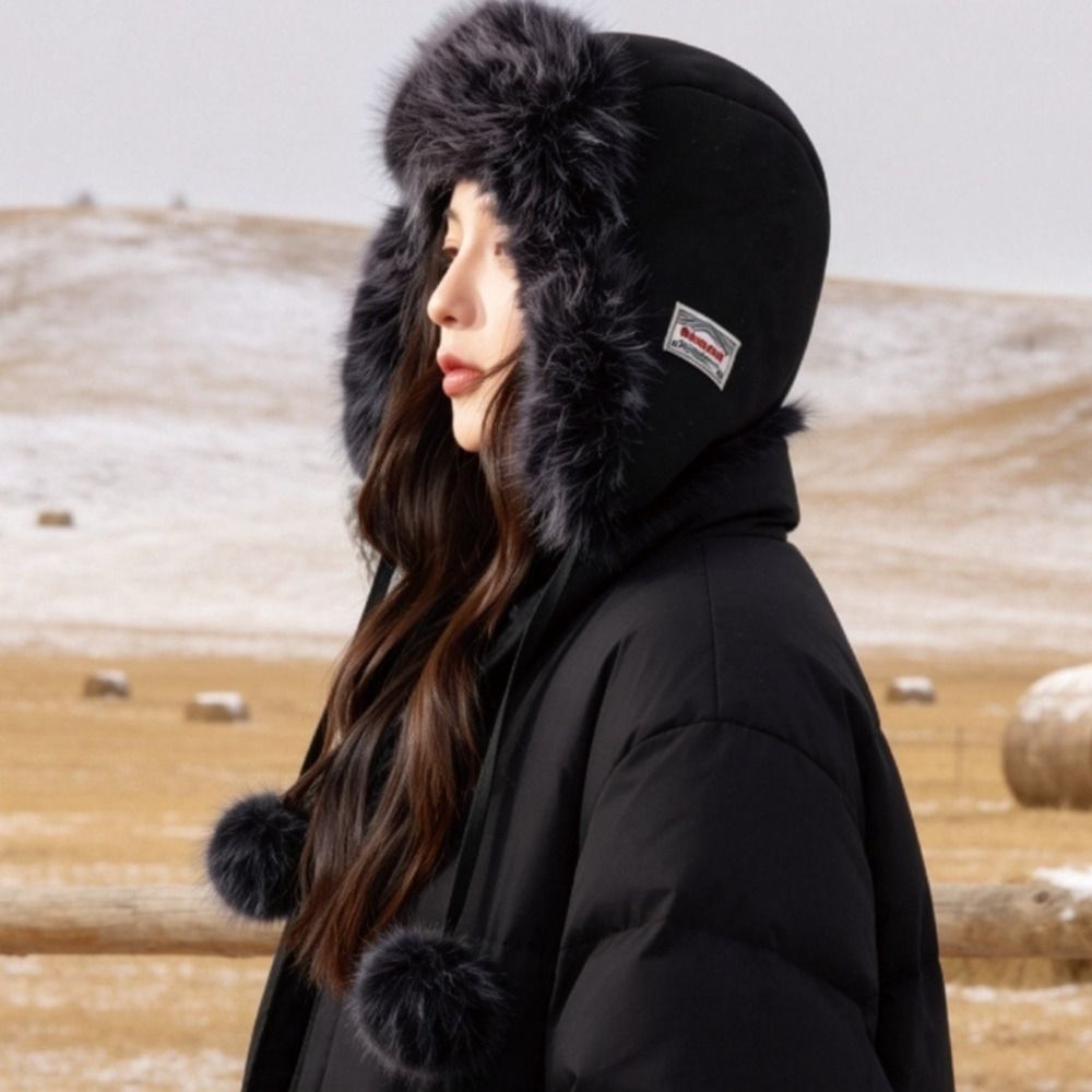Polyester Fleece Lined Trapper - Trapper Hat Ear Flap ulasan dan harga